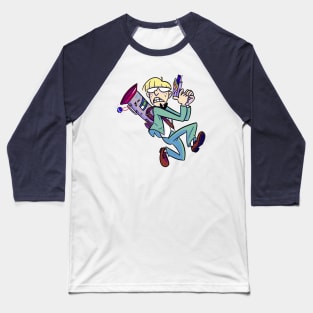 EB-Space Fighting Guy Jeff Baseball T-Shirt